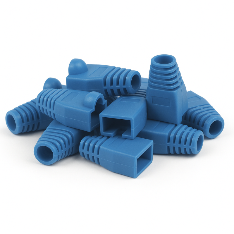 DANICOM RJ45 Kabeltule Blauw - 10 stuks