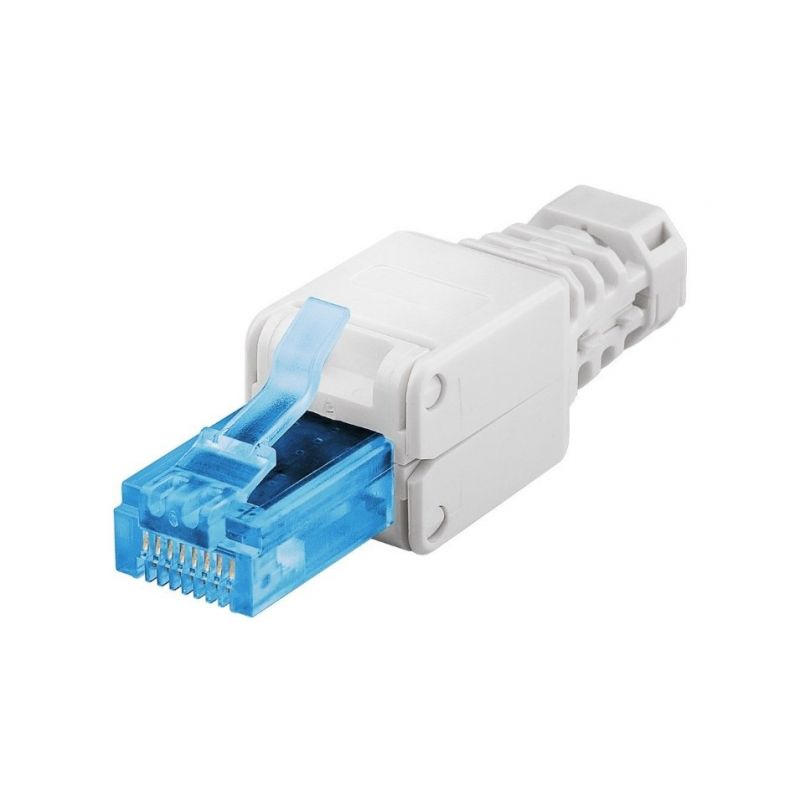 UTP CAT6a Toolless RJ45 Connector - voor stugge en soepele kern