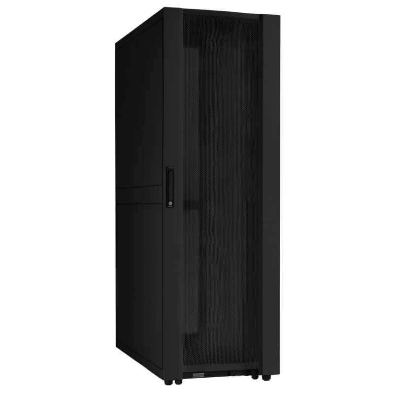 42U Datacenter patchkast met geperforeerde deur 600x1200x2000mm (BxDxH)