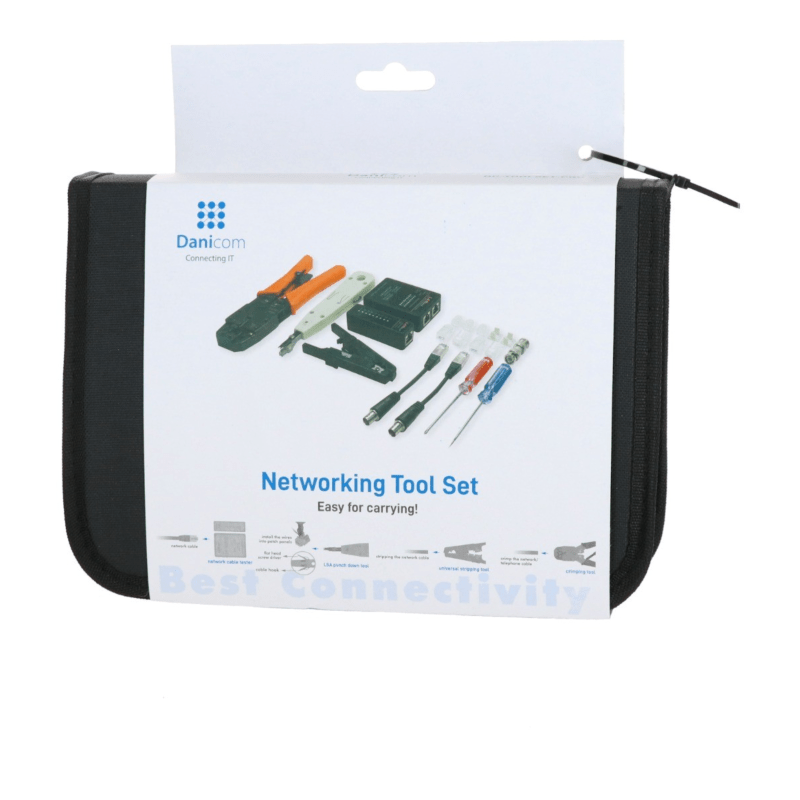 Danicom netwerk toolset professional in draagetui