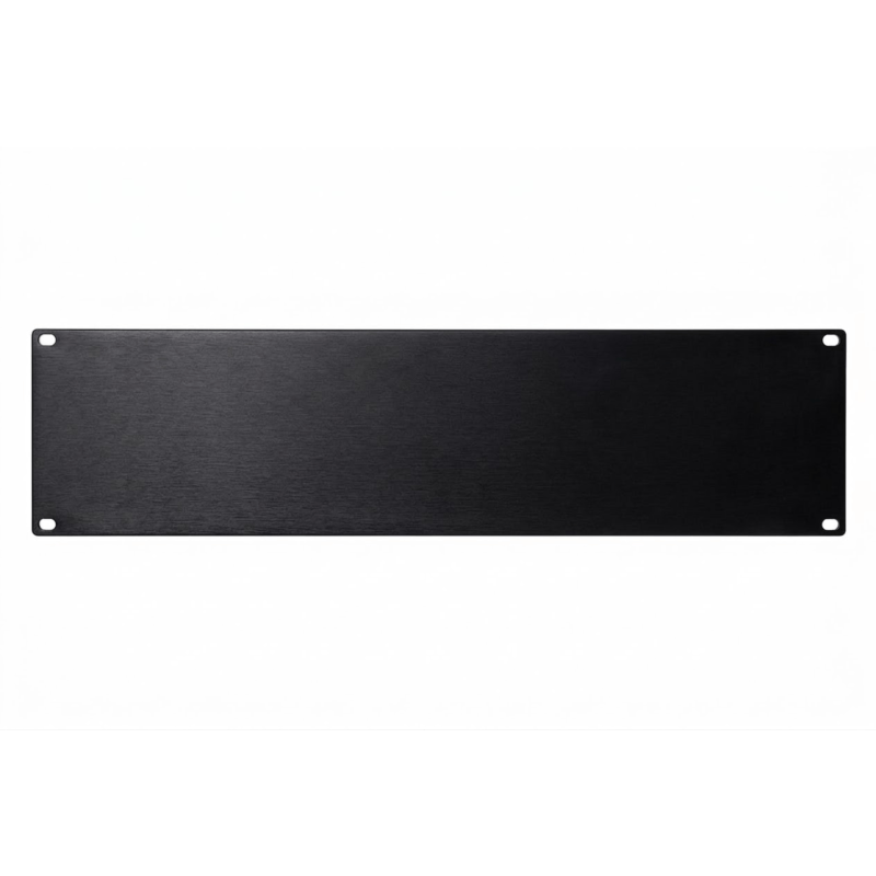 3 U 19 inch afdekpaneel in zwart voor patchkast