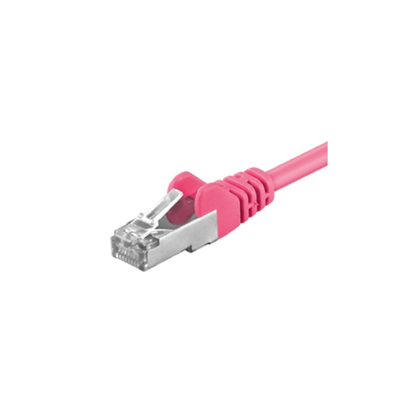 CAT5e FTP patchkabel 10m roze 