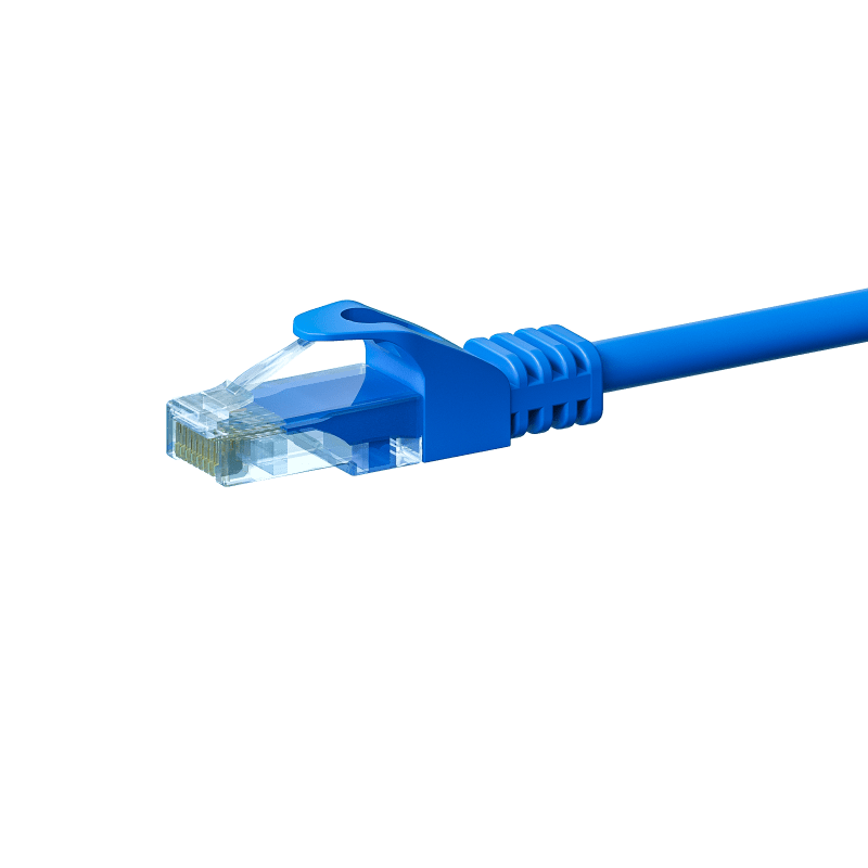 UTP CAT5e patchkabel 1,50m blauw - 100% koper