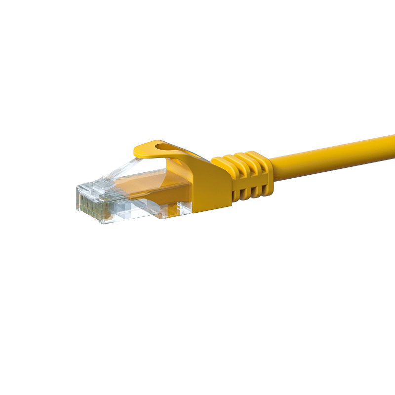 UTP CAT5e patchkabel 50m geel - 100% koper