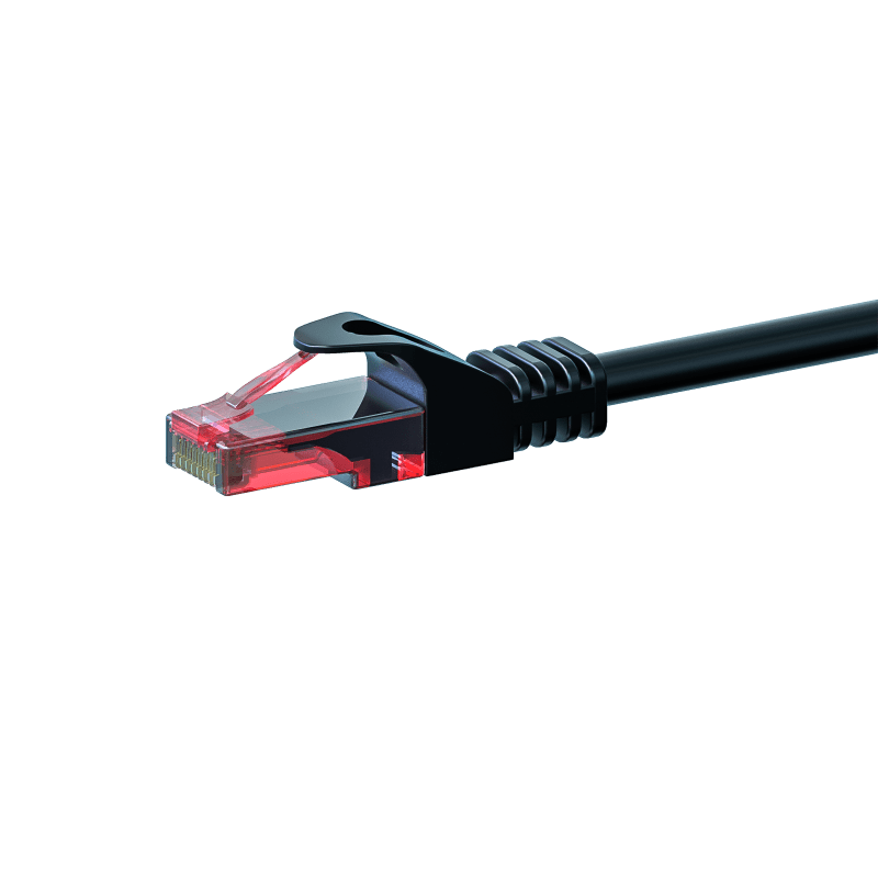 UTP CAT6 patchkabel 3m zwart - 100% koper