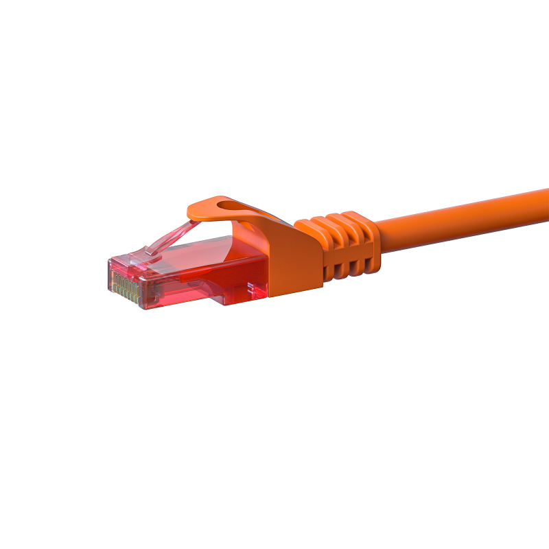 UTP CAT6 patchkabel 0,25m oranje - 100% koper