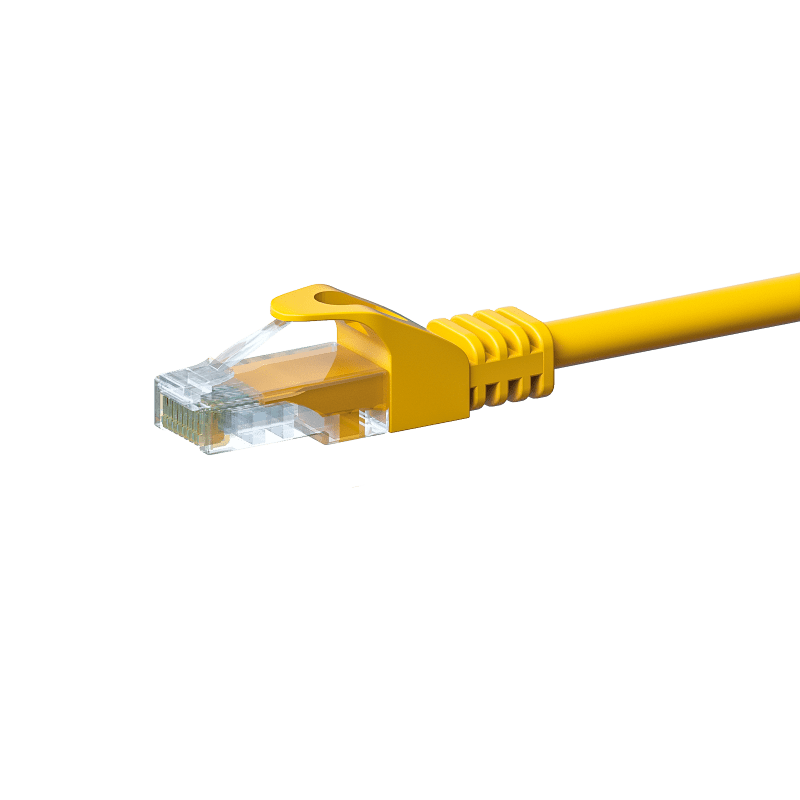 CAT5e patchkabel 5m geel - CCA