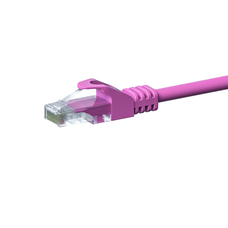 CAT5e patchkabel 0,25m roze - CCA