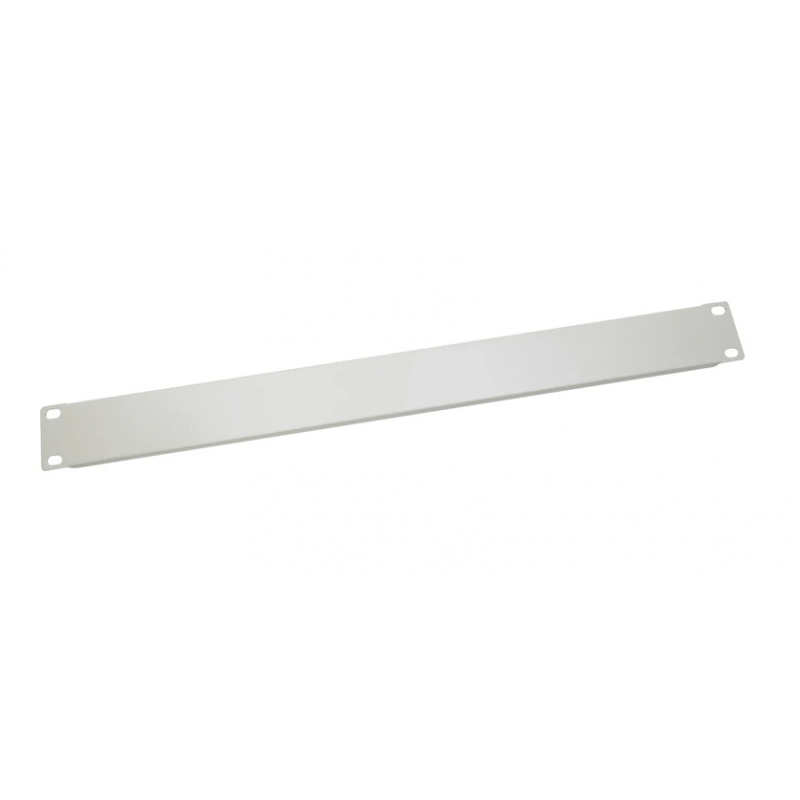 1 U 19 inch afdekpaneel in zwart voor patchkasten - wit