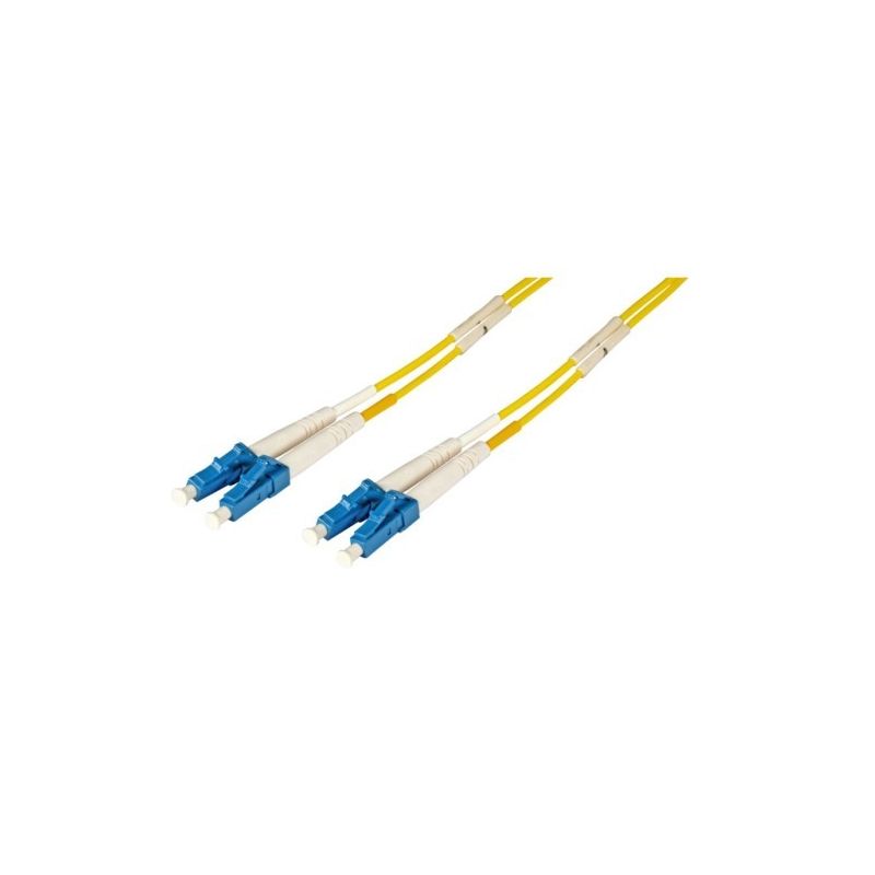 OS2 duplex glasvezel kabel LC-LC 1m