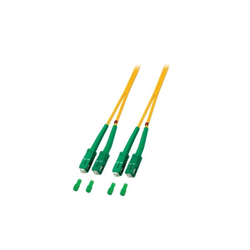 OS2 duplex glasvezel kabel SC/APC-SC/APC 15m