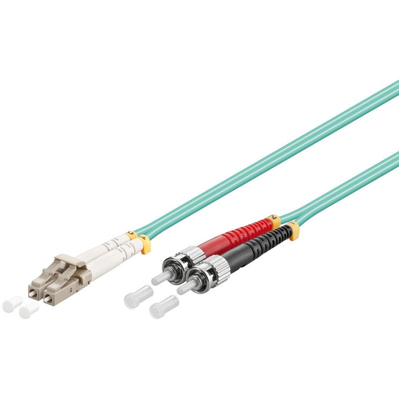 Glasvezel kabel LC-ST OM3 (laser optimized) 7,5 m