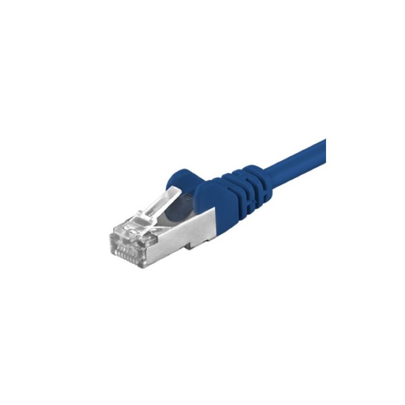 CAT5e FTP patchkabel 7,5m blauw