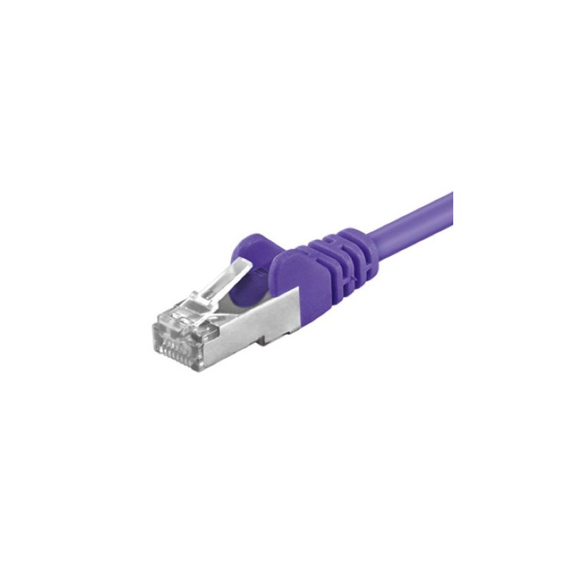 CAT5e FTP patchkabel 0,5m paars