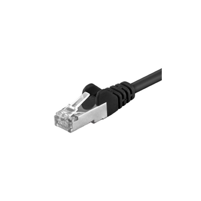 CAT5e FTP patchkabel 0,5m zwart