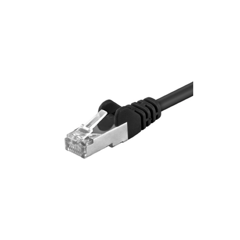 CAT5e FTP patchkabel 10m zwart 