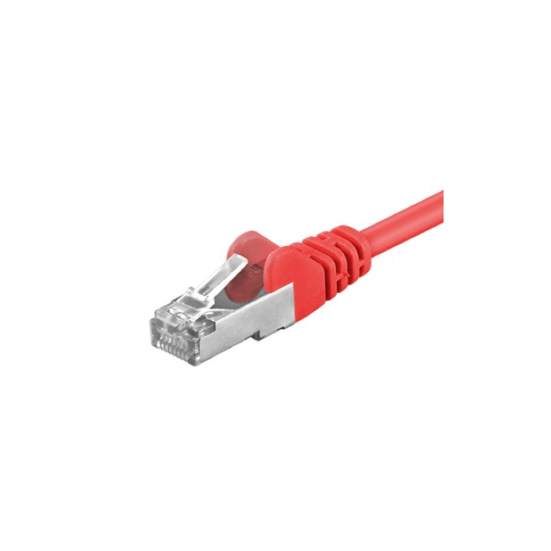 CAT5e FTP patchkabel 7,5m rood