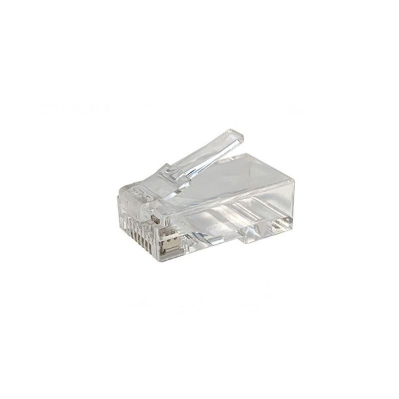 CAT5e Connector RJ45 - Unshielded - voor soepele en stugge kern