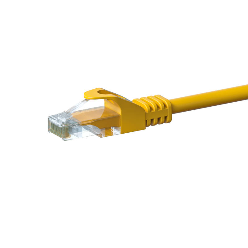 UTP CAT5e patchkabel 5m geel - 100% koper