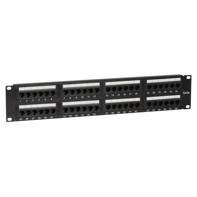 Patchpaneel Cat5e UTP 48 ports