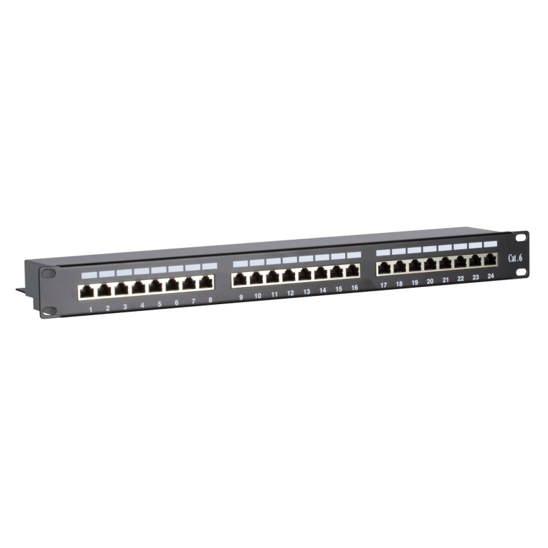 Patchpaneel Cat6 FTP 24 ports