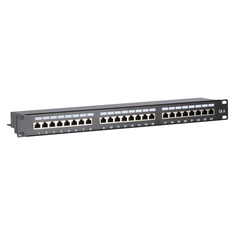 Patchpaneel Cat6 FTP 24 ports