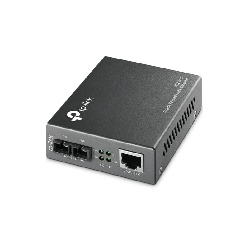 Glasvezel converter TP-Link MC210CS singlemode 1310nm SC 15Km